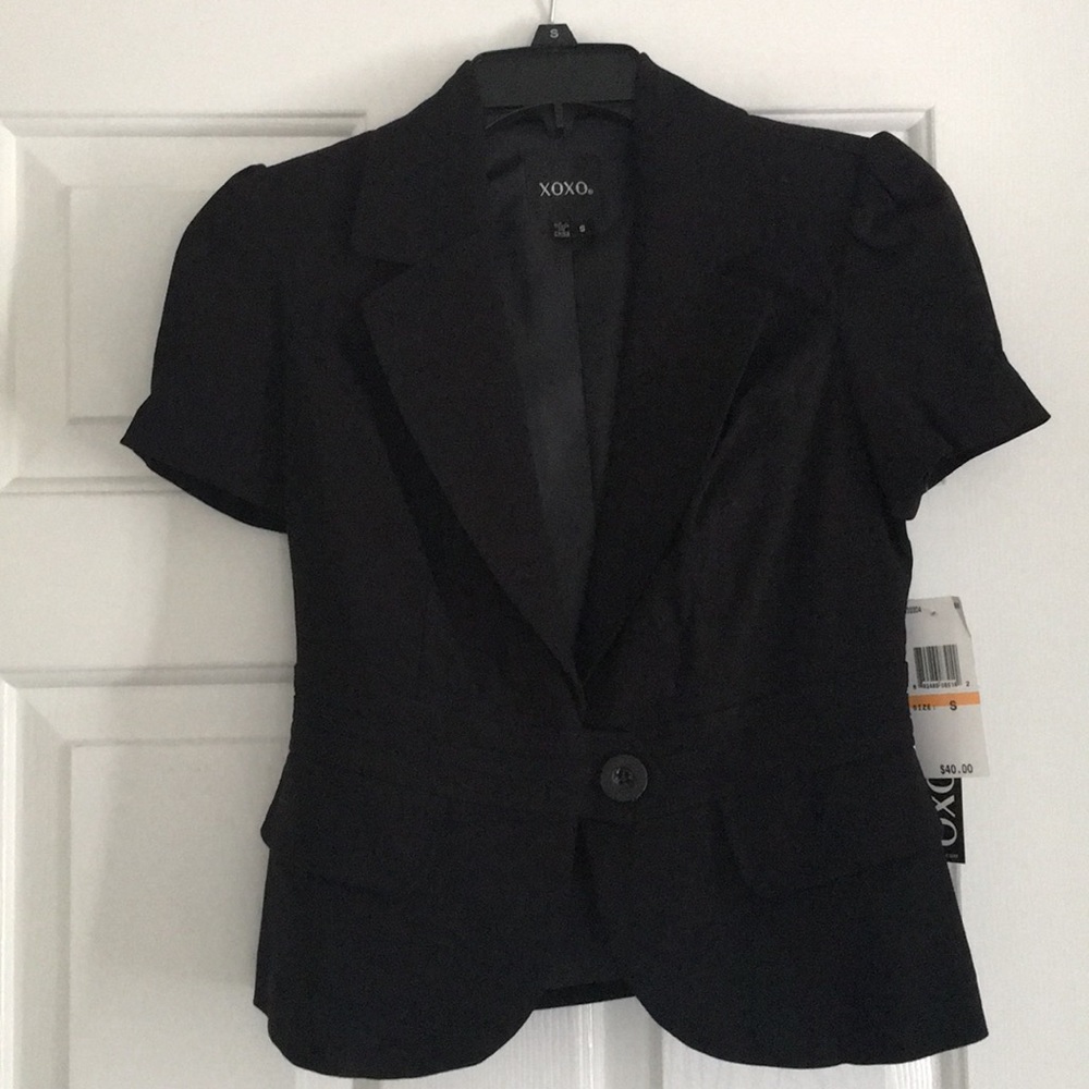 Xoxo short sleeve suit jacket